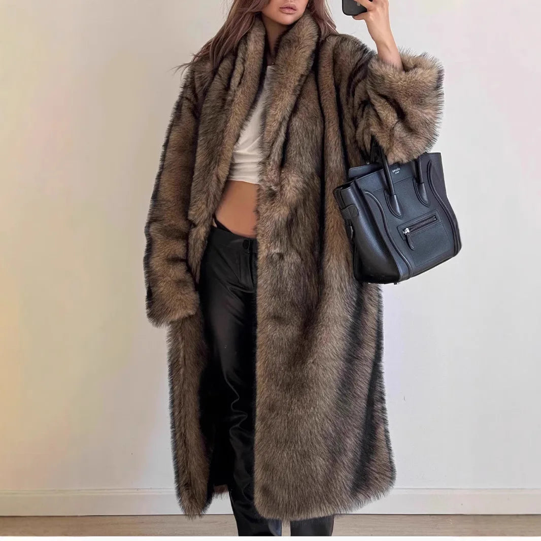 Royal Heritage Faux Fur Coat